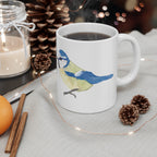 Blue Tit Bird Mug – 11 oz Ceramic Coffee Mug