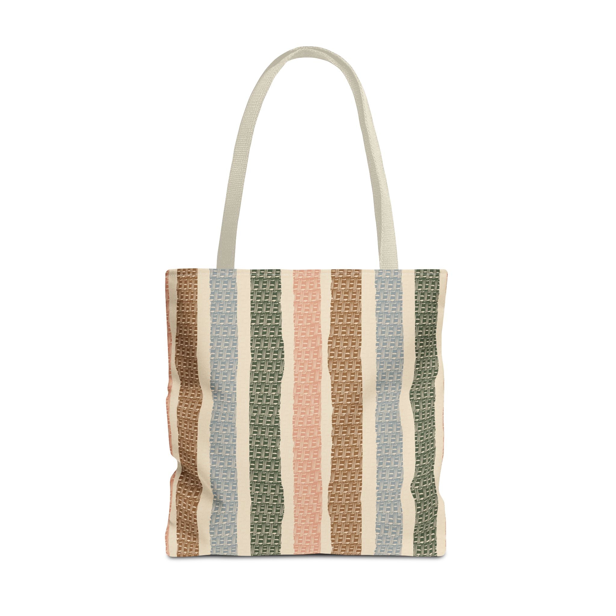 Market Basket Stripe Tote Bag