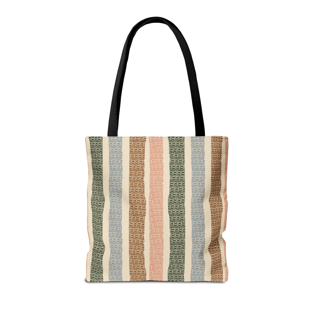 Market Basket Stripe Tote Bag