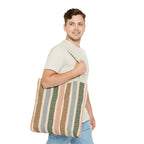 Market Basket Stripe Tote Bag