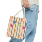 Garden Market Stripe Tote Bag