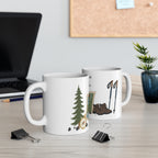 Easier on Map Hiking Mug | Funny Hiking Coffee Mug