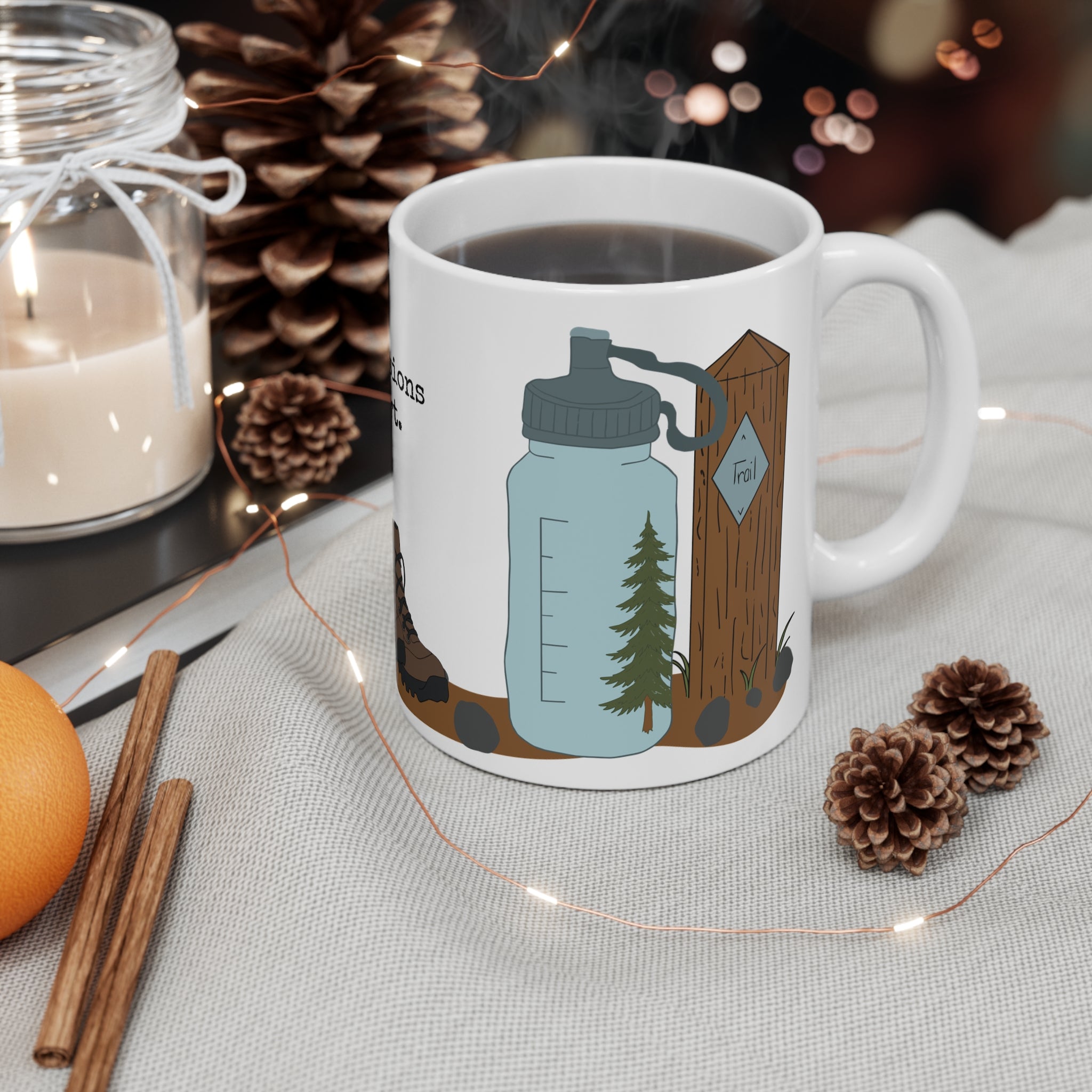 Hydrate Hiking Mug | Funny Hiker Coffee Mug