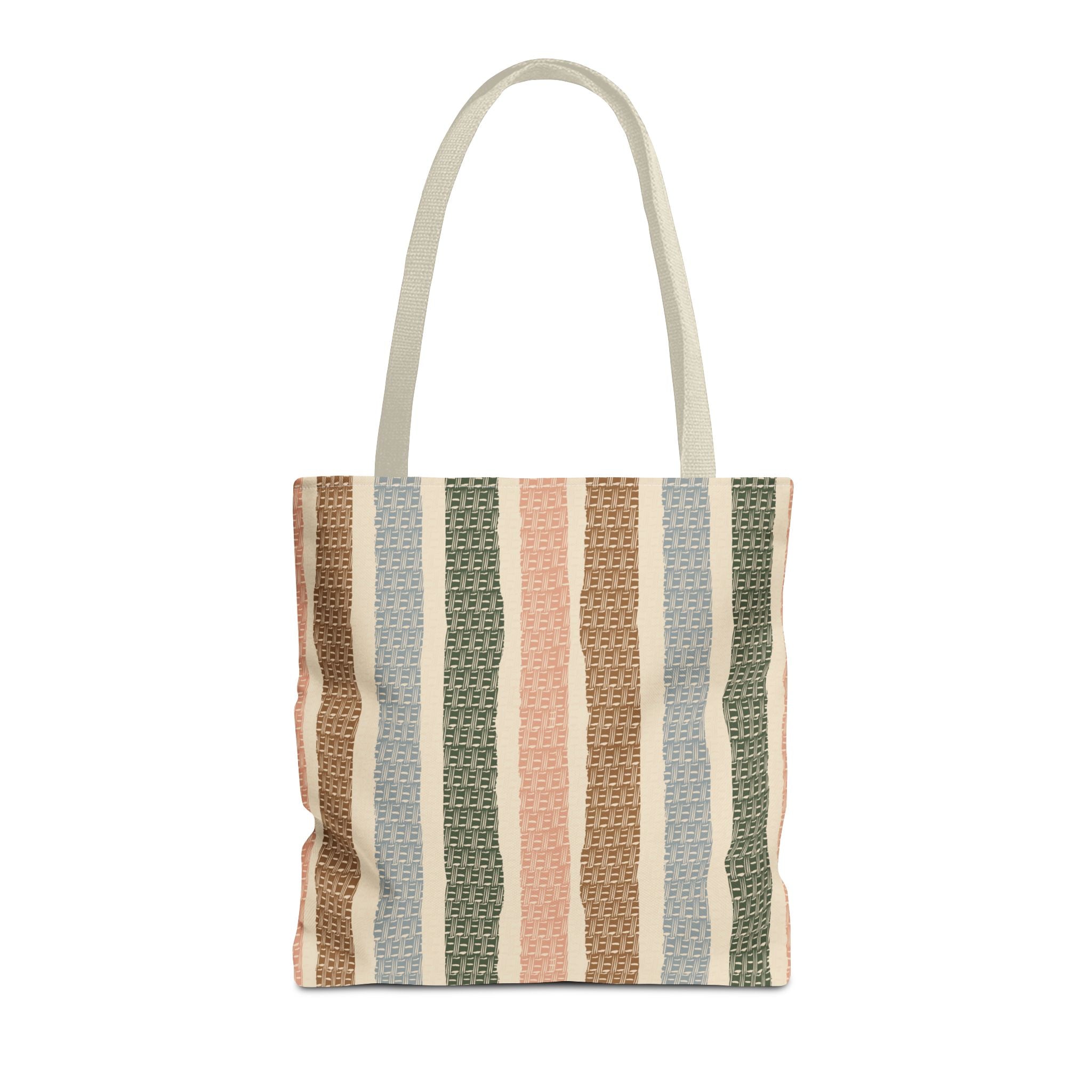 Market Basket Stripe Tote Bag