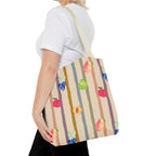 Garden Market Stripe Tote Bag