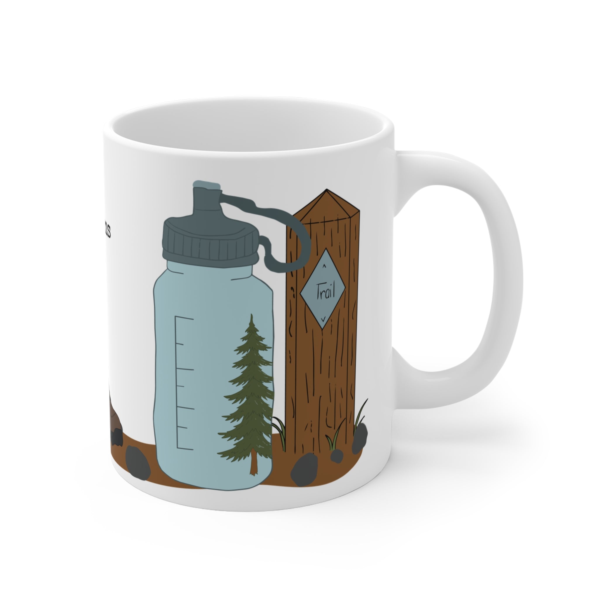 Hydrate Hiking Mug | Funny Hiker Coffee Mug