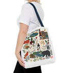 Charlottesville, Virginia Illustrated Tote Bag