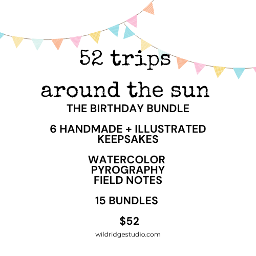 52 Trips Around the Sun Birthday Bundle