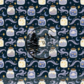 Celestial Dream Jar Seamless Pattern