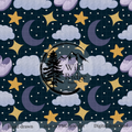 Celestial Bedtime Seamless Pattern