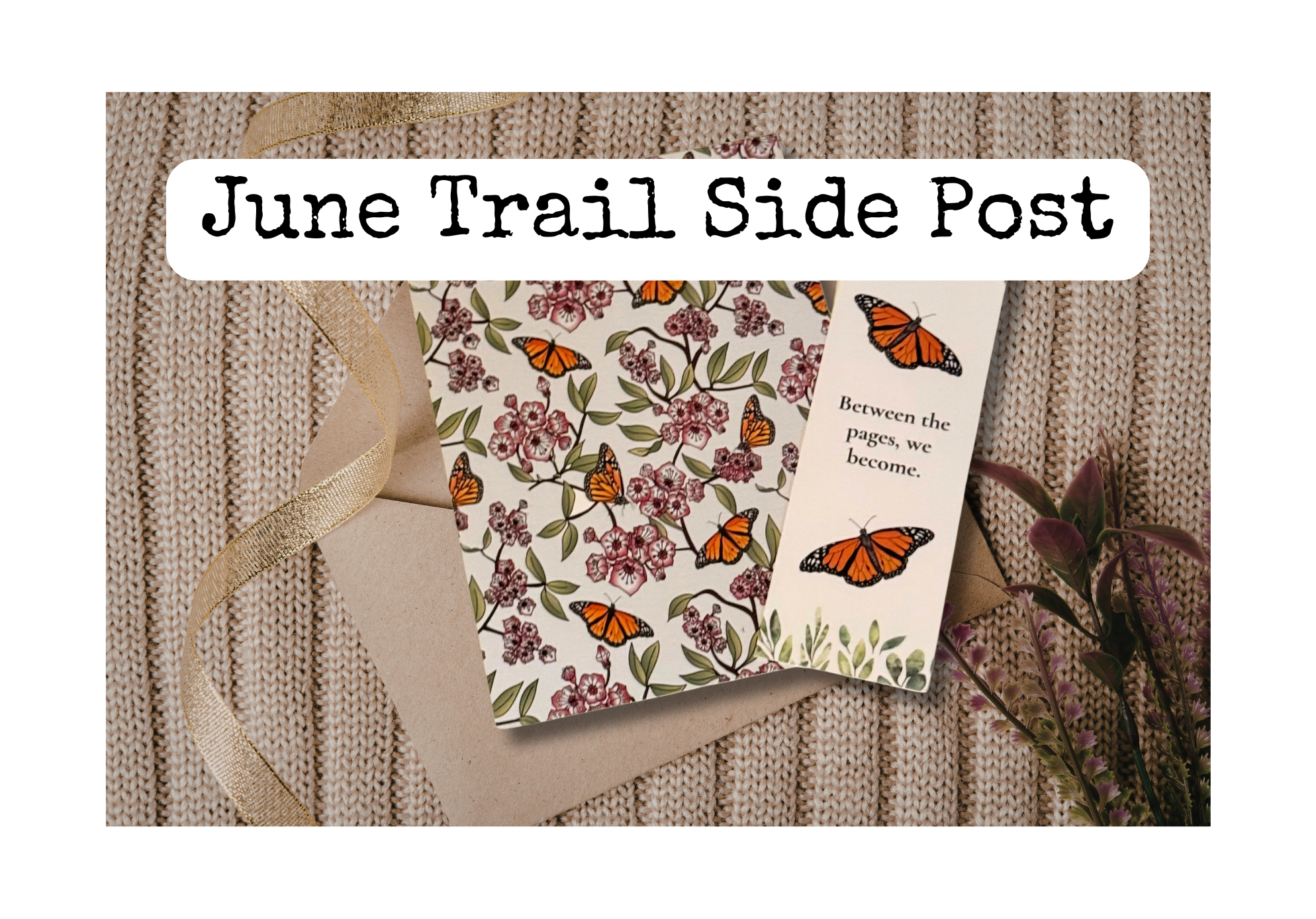 Trail Side Post No. 001: Mountain Laurel + Monarch