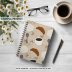 Breakfast Coffee Seamless Pattern