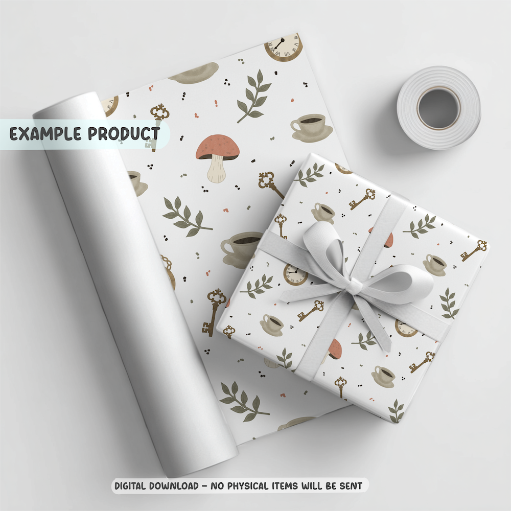 Tea Party Seamless Pattern