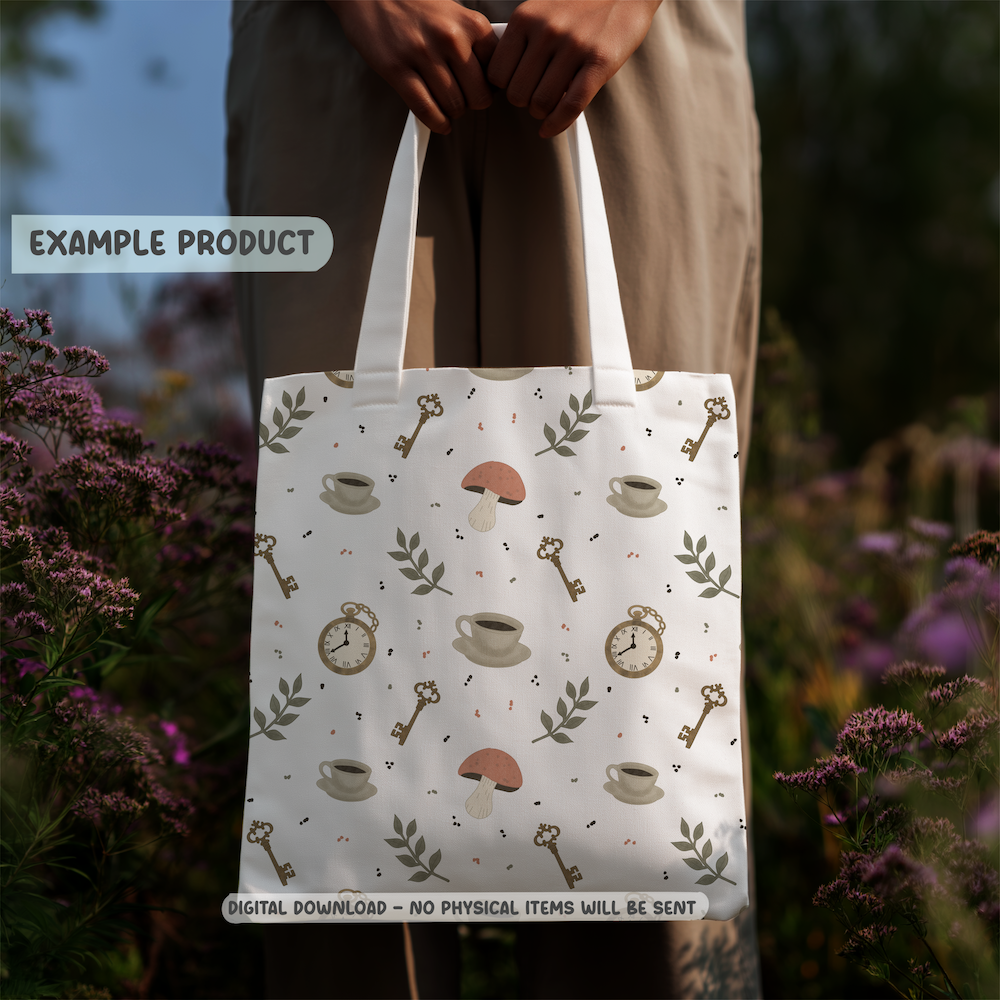 Tea Party Seamless Pattern
