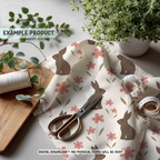 Bunny & Floral Seamless Pattern