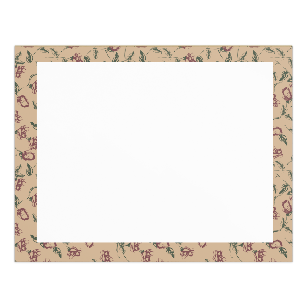 Vintage Rose Floral Notepad | Tear-Away List & Planning Pad