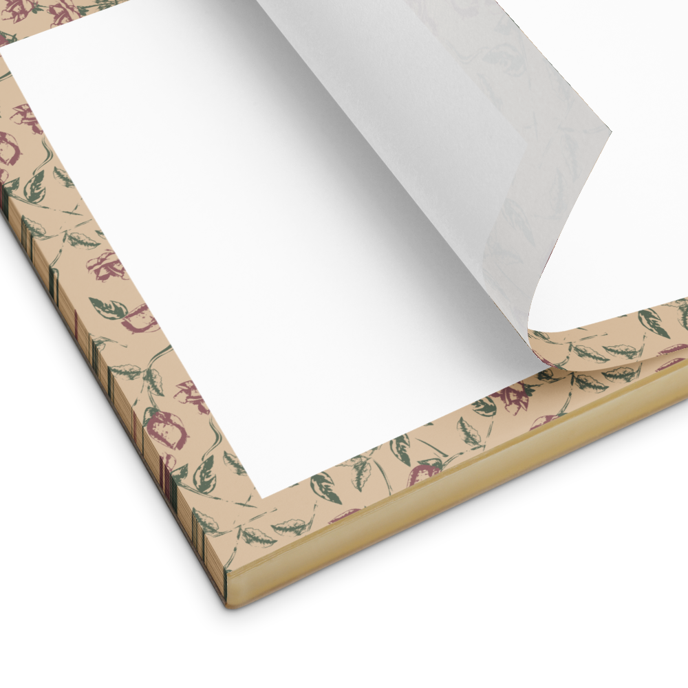 Vintage Rose Floral Notepad | Tear-Away List & Planning Pad