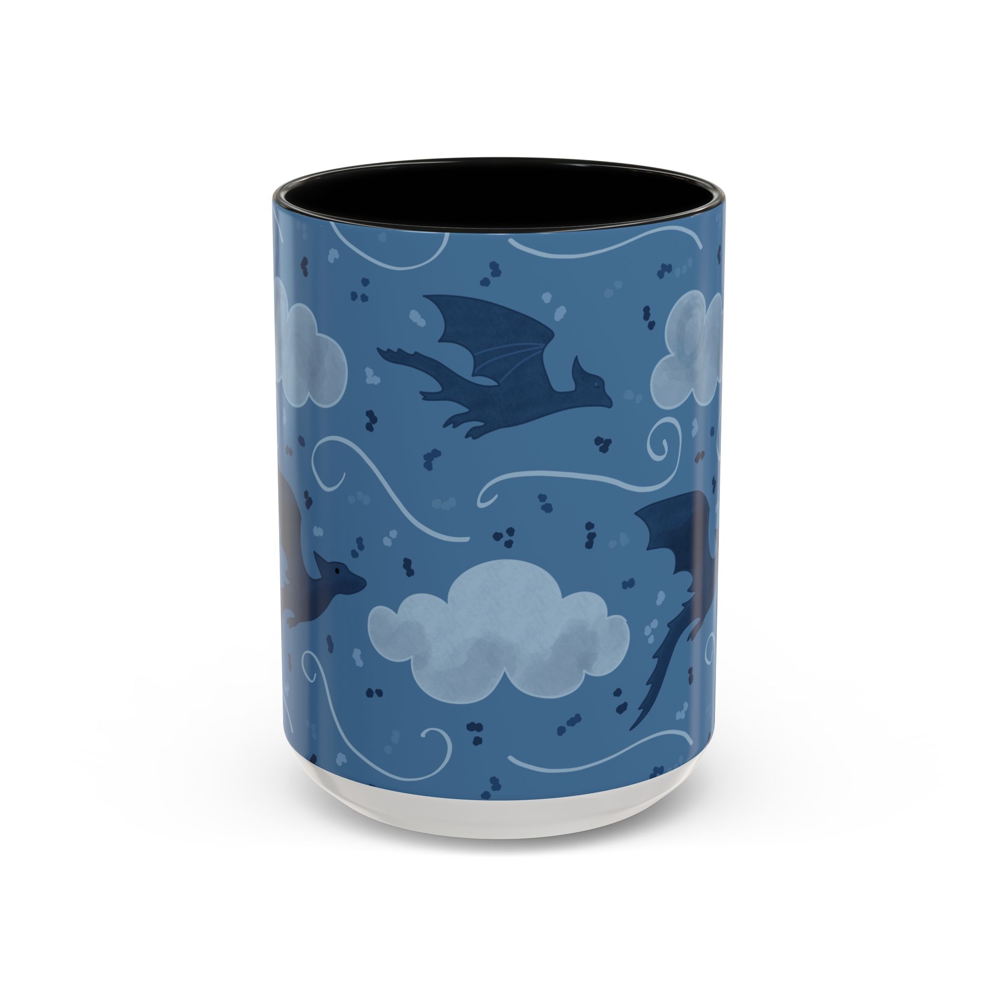 Stormflight Dragon Accent Mug – Fantasy Sky Coffee Cup (11oz / 15oz) - Image 3