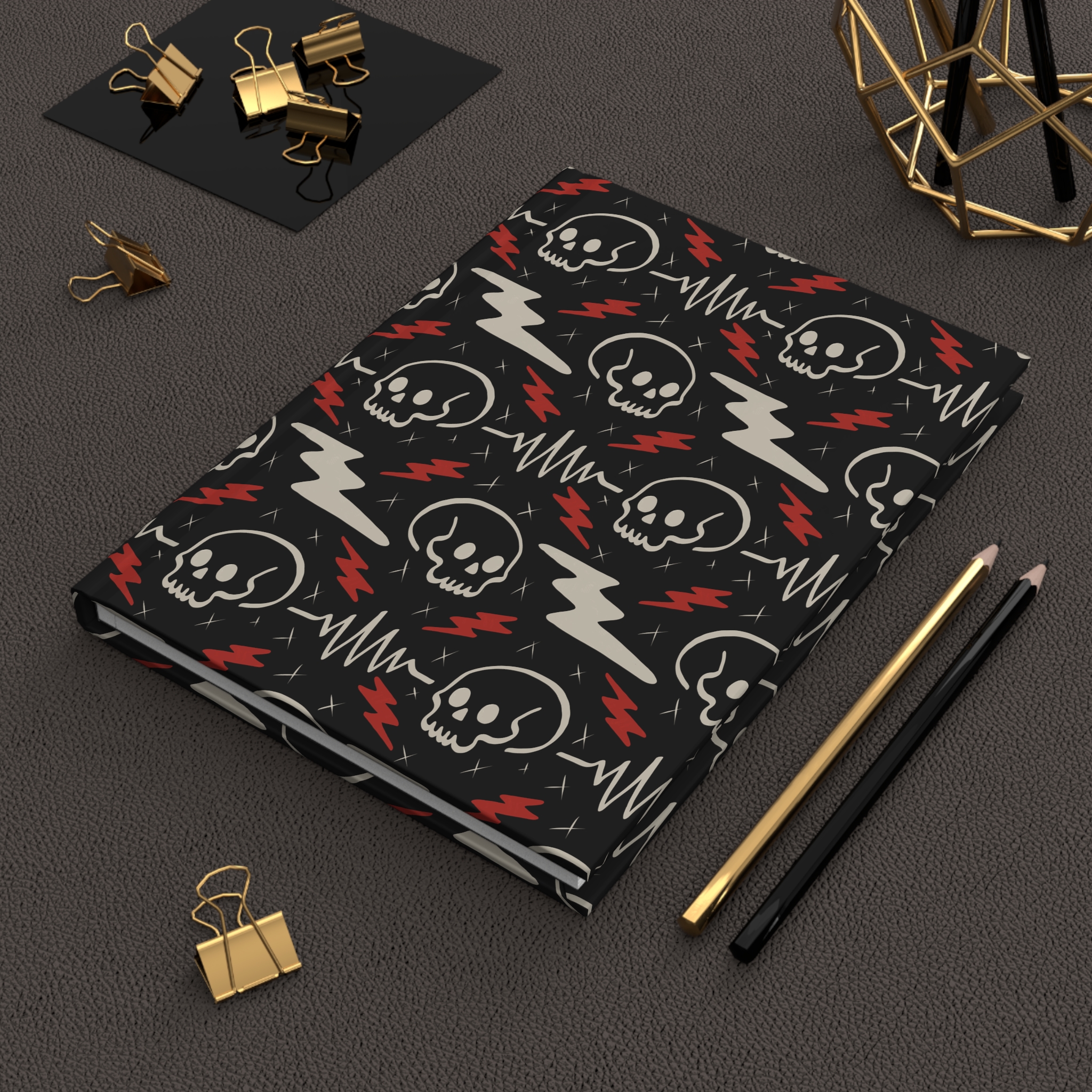 Punk Skull Hardcover Journal Matte - Image 3