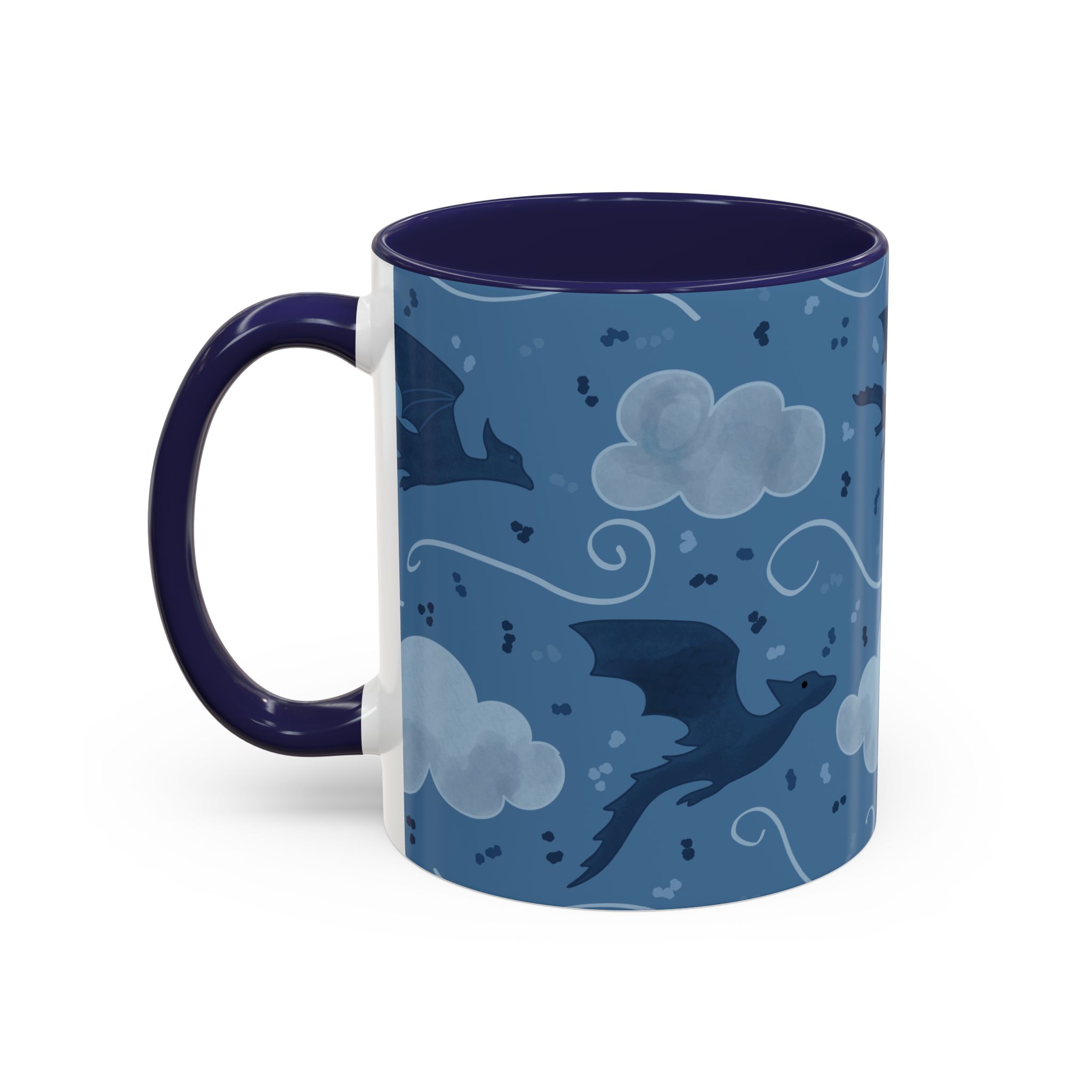 Stormflight Dragon Accent Mug – Fantasy Sky Coffee Cup (11oz / 15oz) - Image 6