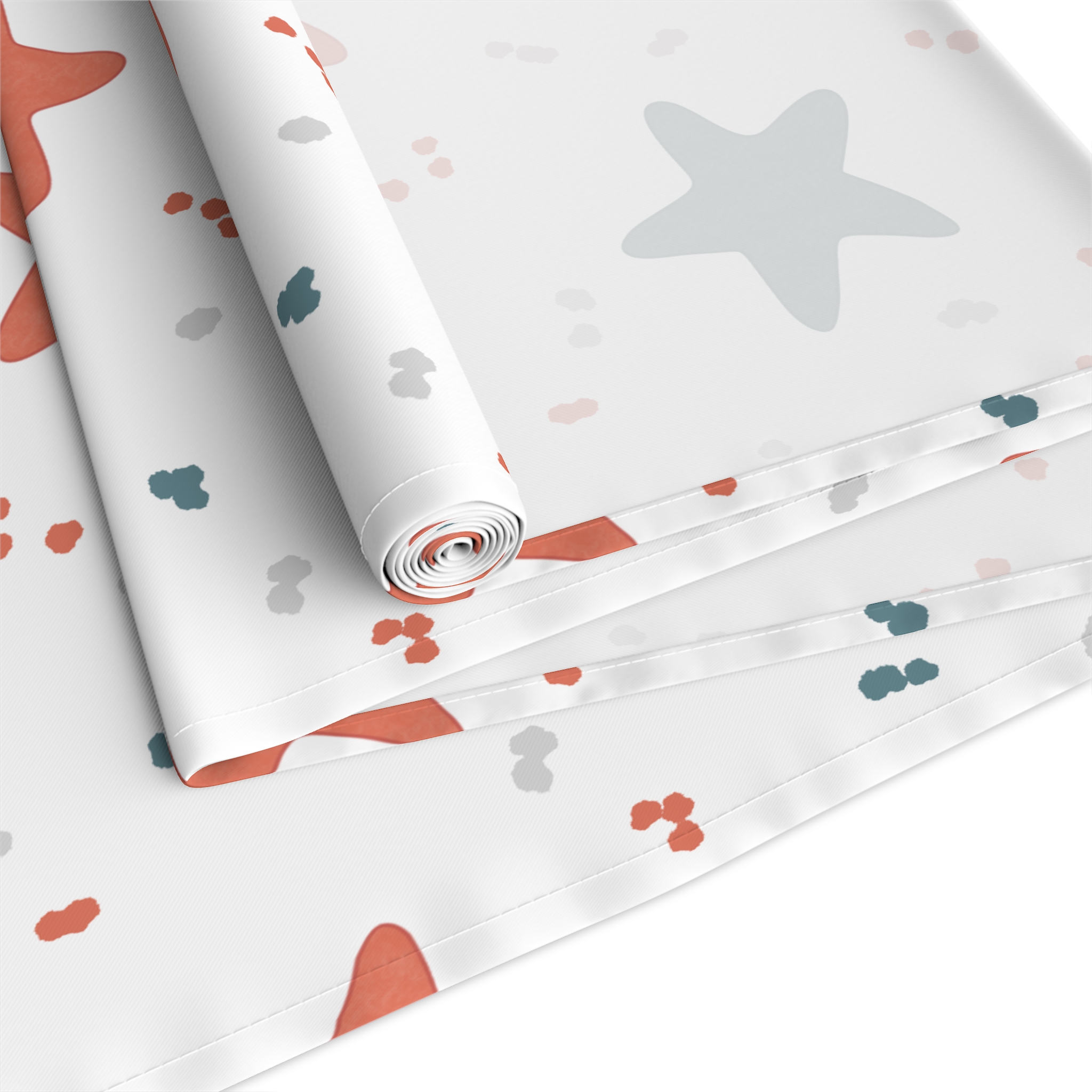 Retro Star Table Runner, Red and Blue Star Pattern, Modern Americana Kitchen Decor, Graphic Dining Table Accent - Image 15