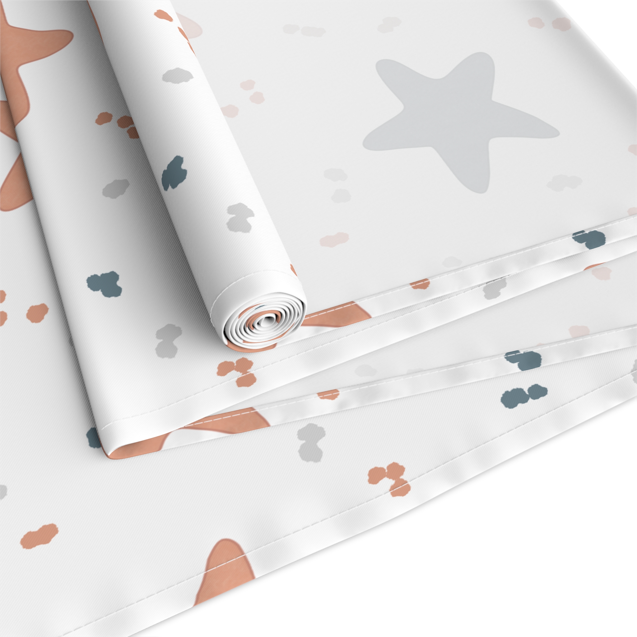 Retro Star Table Runner, Red and Blue Star Pattern, Modern Americana Kitchen Decor, Graphic Dining Table Accent - Image 11