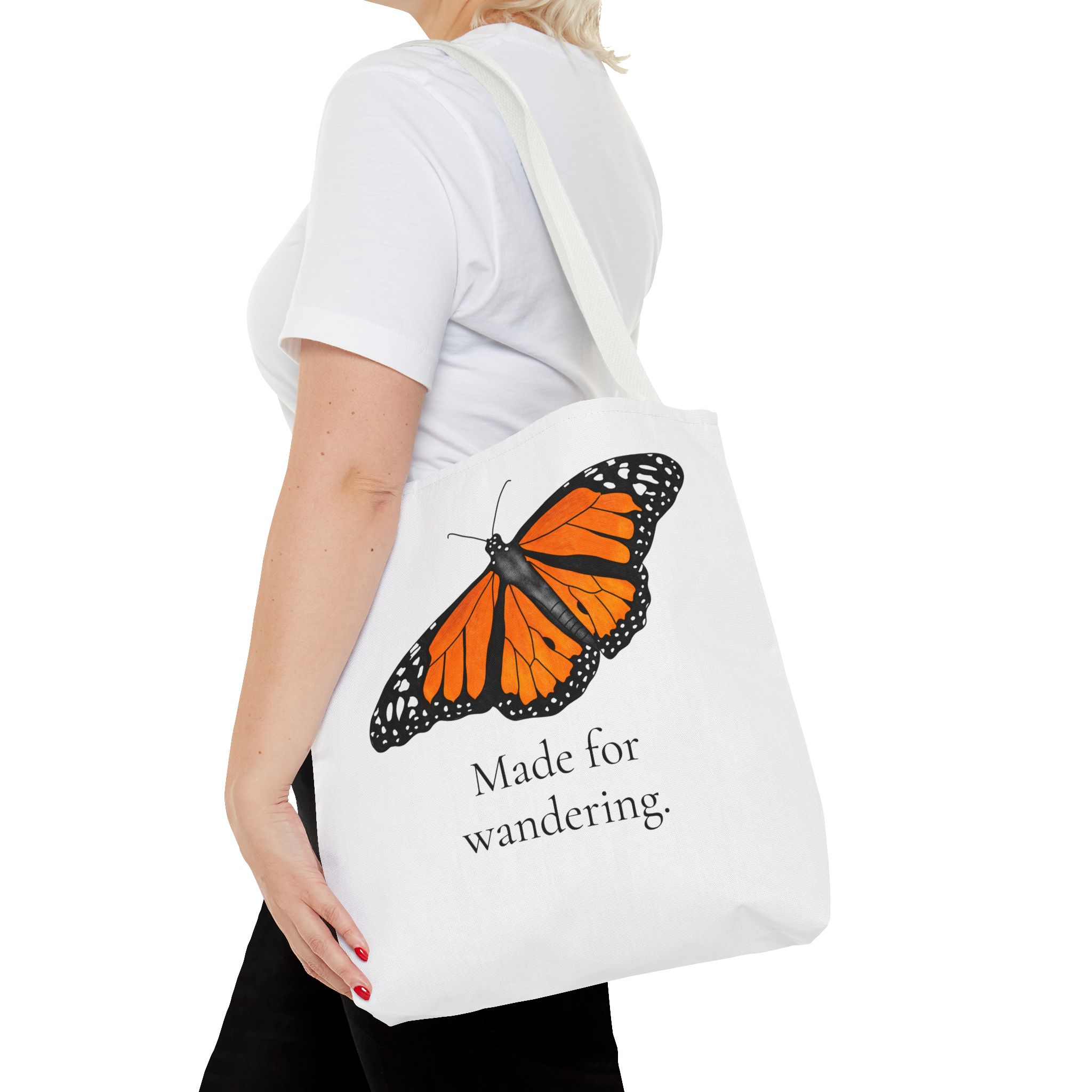 Monarch Butterfly Tote Bag - Made for Wandering - Image 14