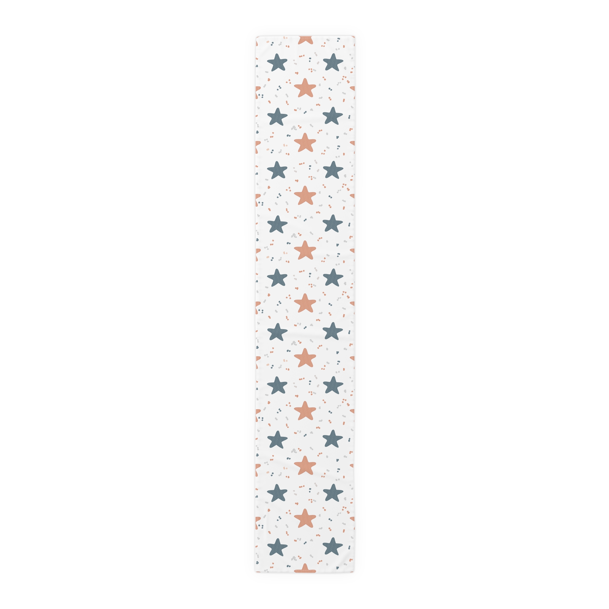 Retro Star Table Runner, Red and Blue Star Pattern, Modern Americana Kitchen Decor, Graphic Dining Table Accent - Image 9