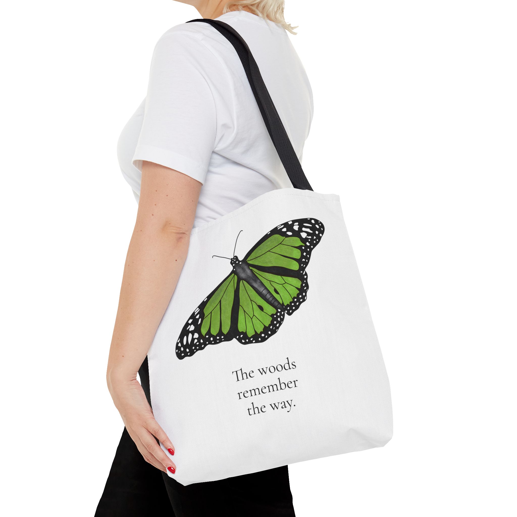 Monarch Butterfly Tote Bag – The Woods Remember the Way - Image 7