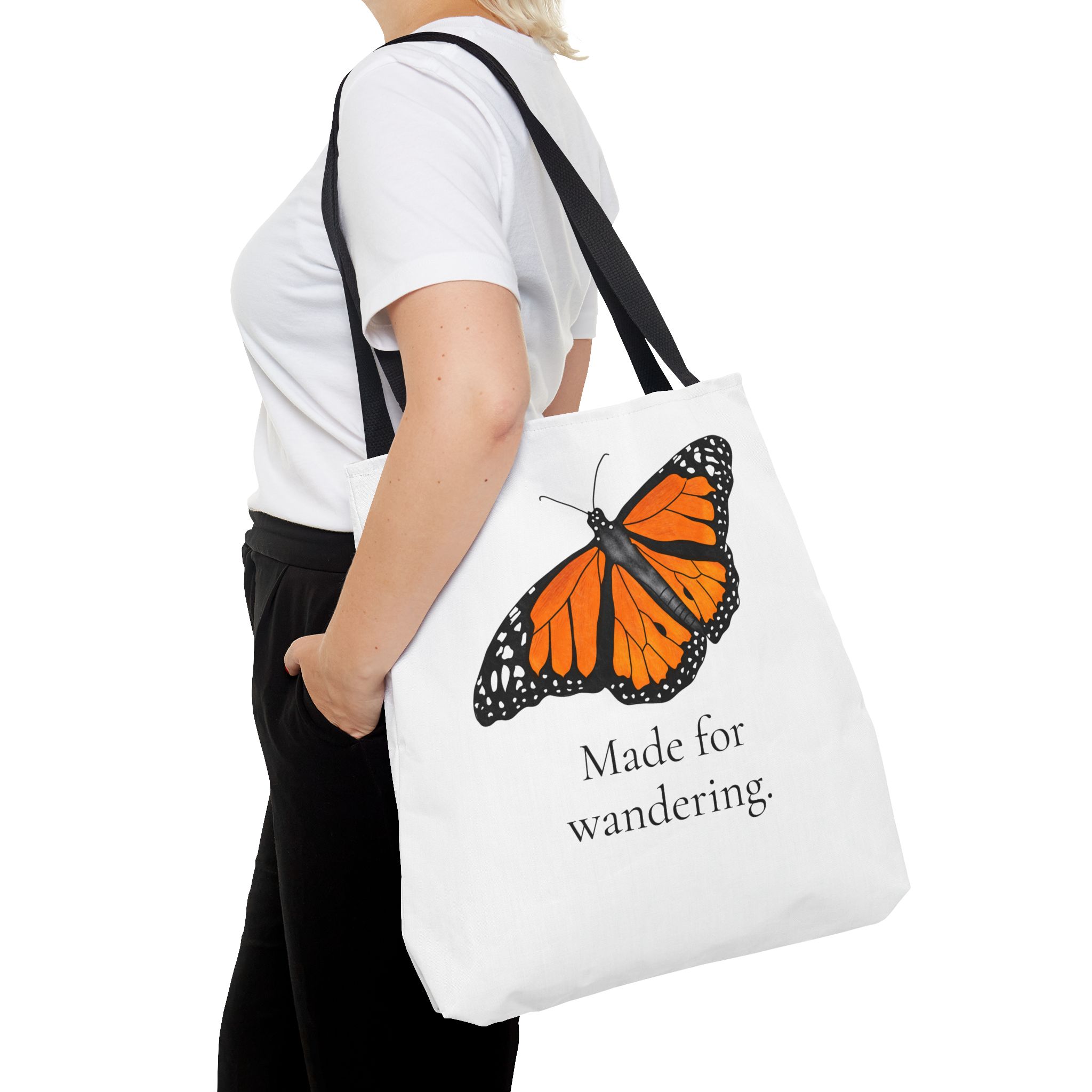 Monarch Butterfly Tote Bag - Made for Wandering - Image 9
