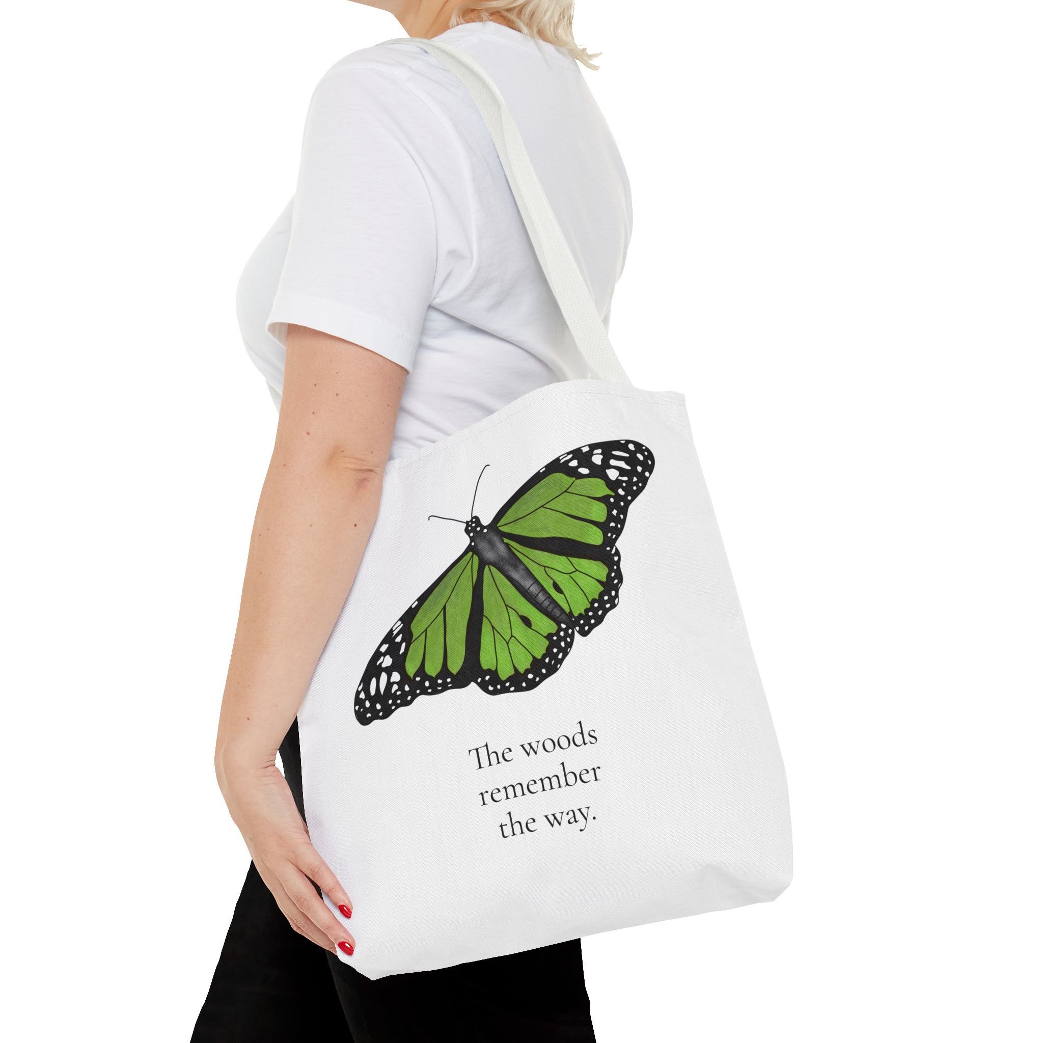 Monarch Butterfly Tote Bag – The Woods Remember the Way - Image 14