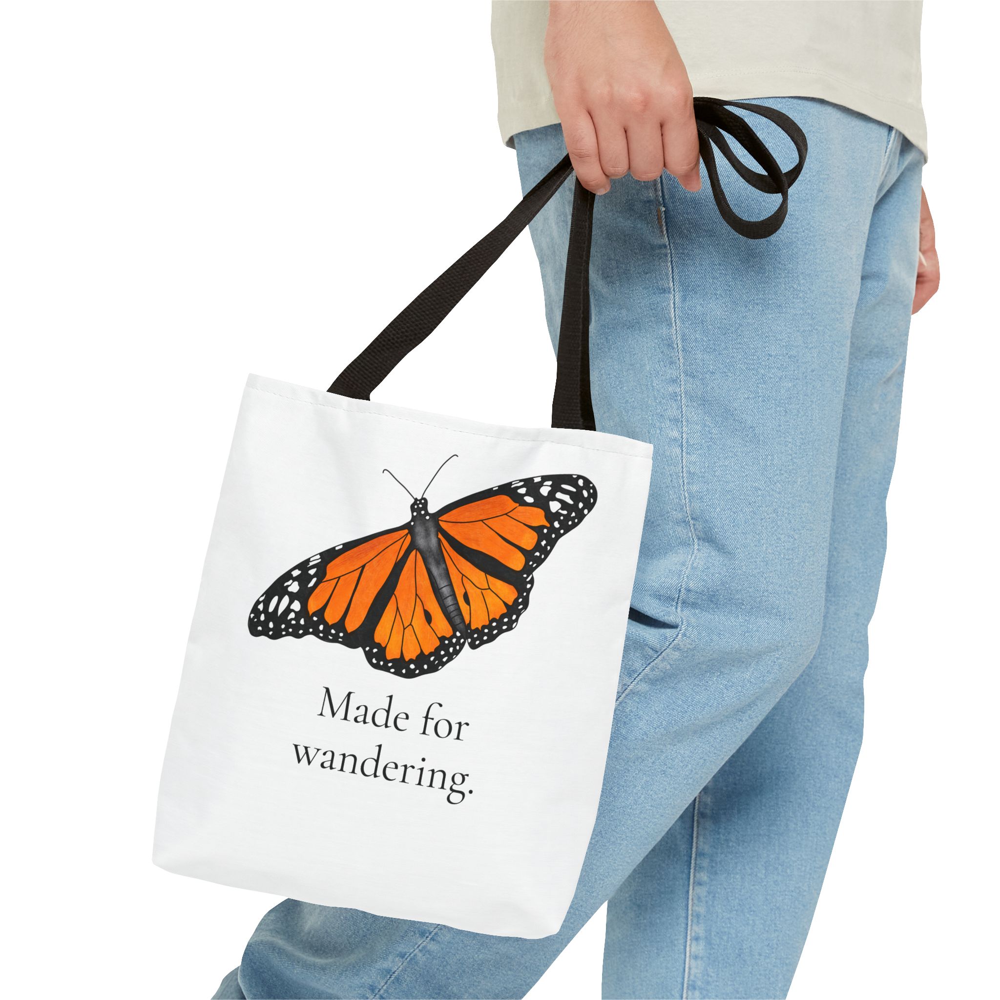Monarch Butterfly Tote Bag - Made for Wandering - Image 3