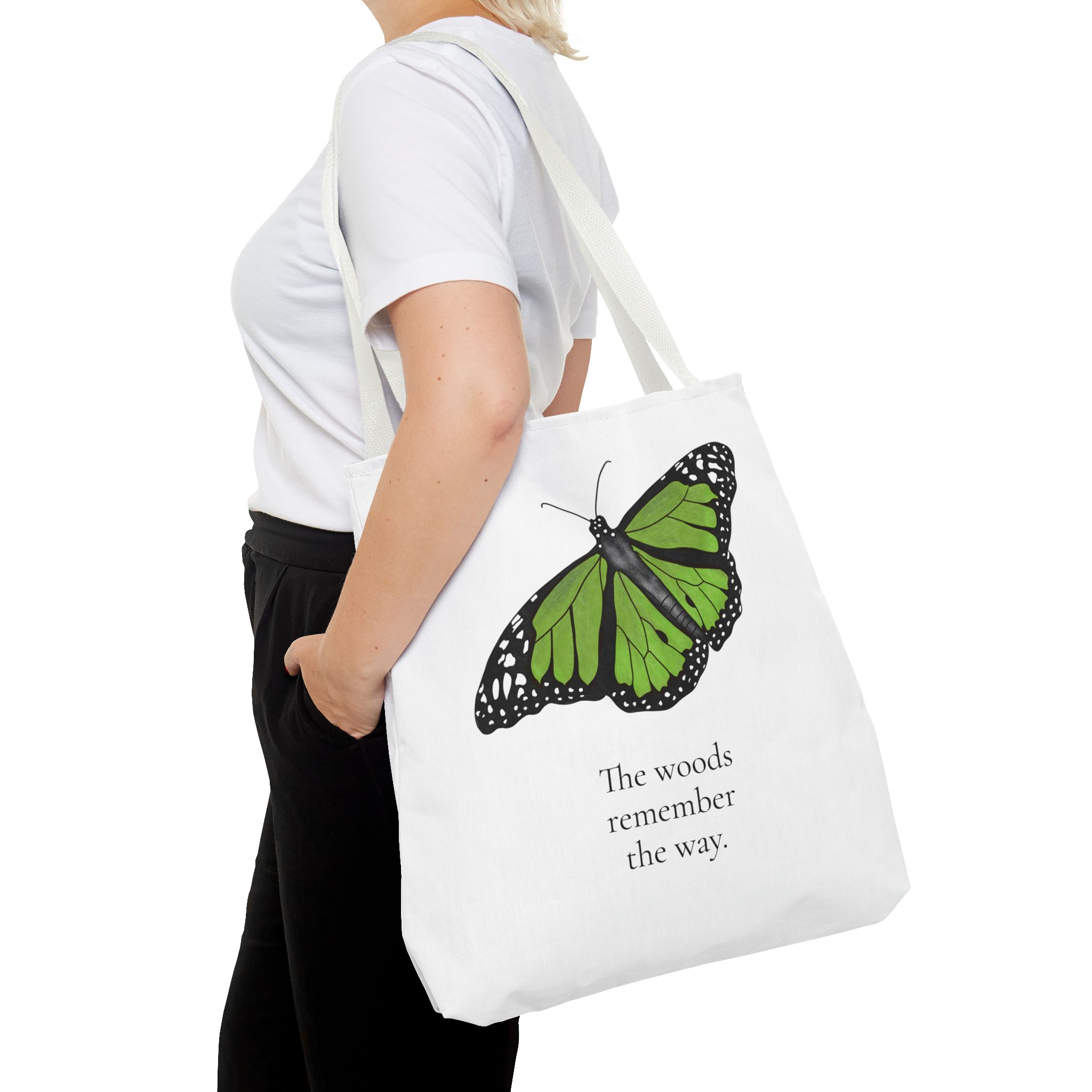 Monarch Butterfly Tote Bag – The Woods Remember the Way - Image 16