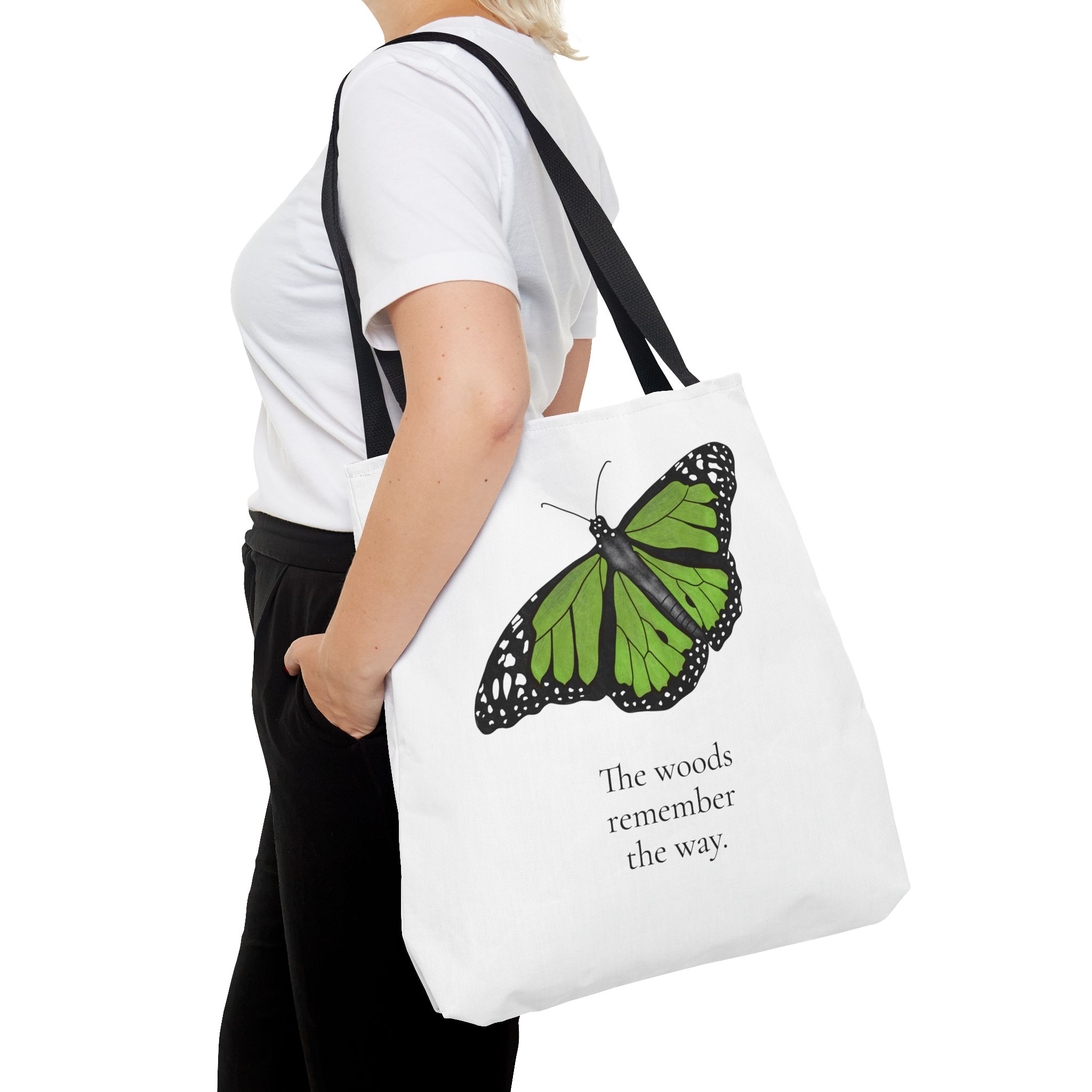 Monarch Butterfly Tote Bag – The Woods Remember the Way - Image 9