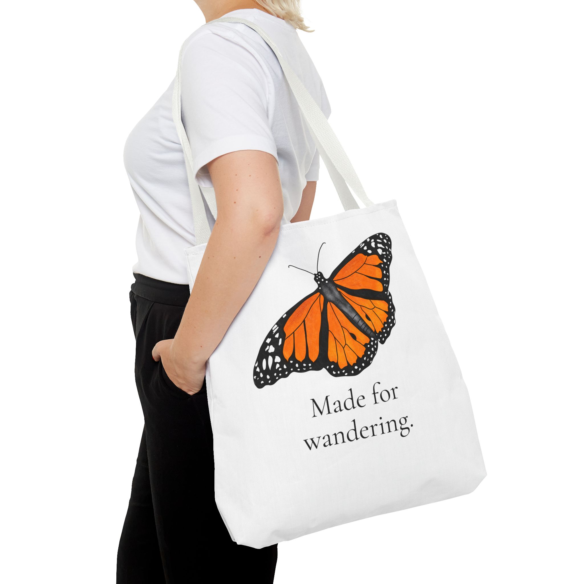 Monarch Butterfly Tote Bag - Made for Wandering - Image 16