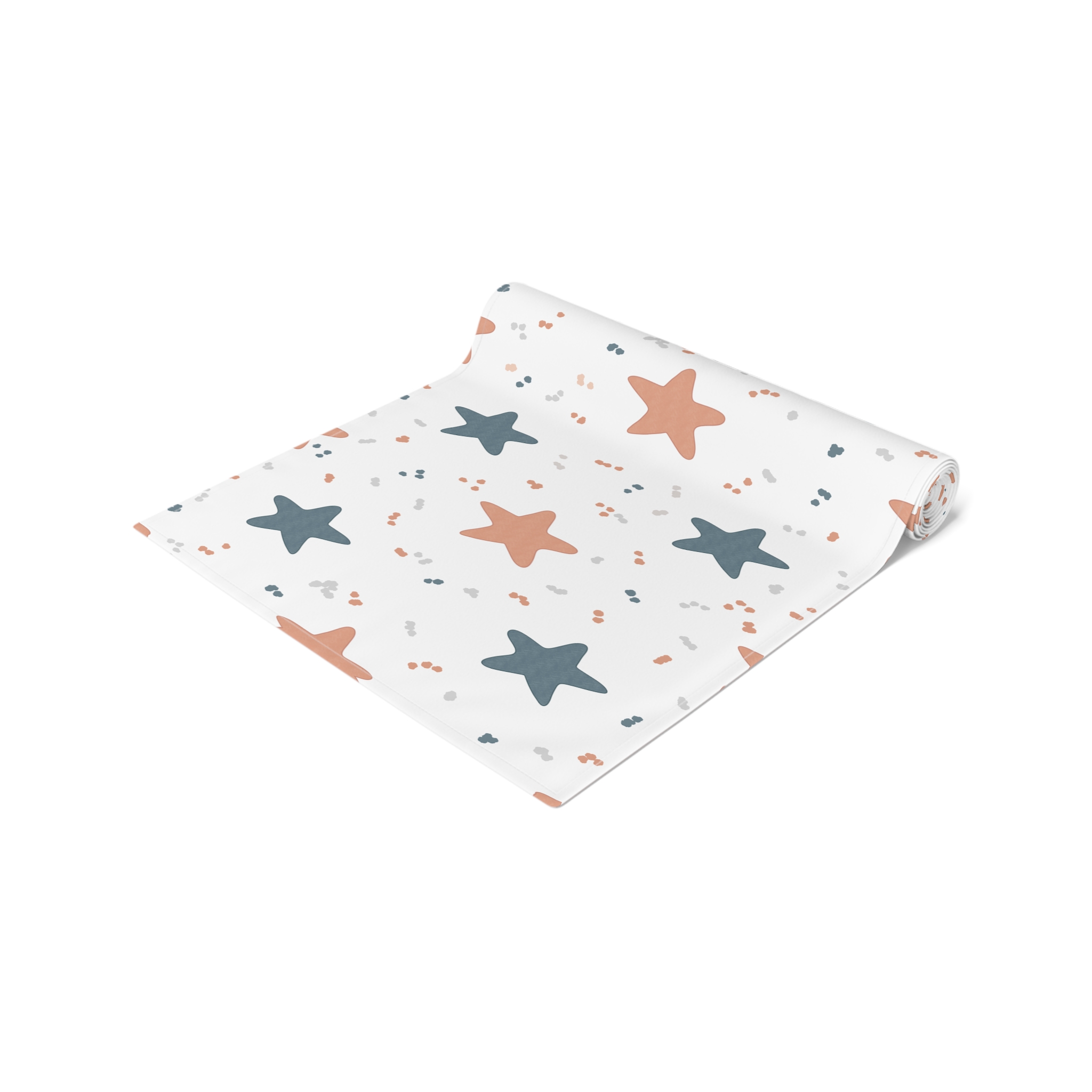 Retro Star Table Runner, Red and Blue Star Pattern, Modern Americana Kitchen Decor, Graphic Dining Table Accent - Image 10