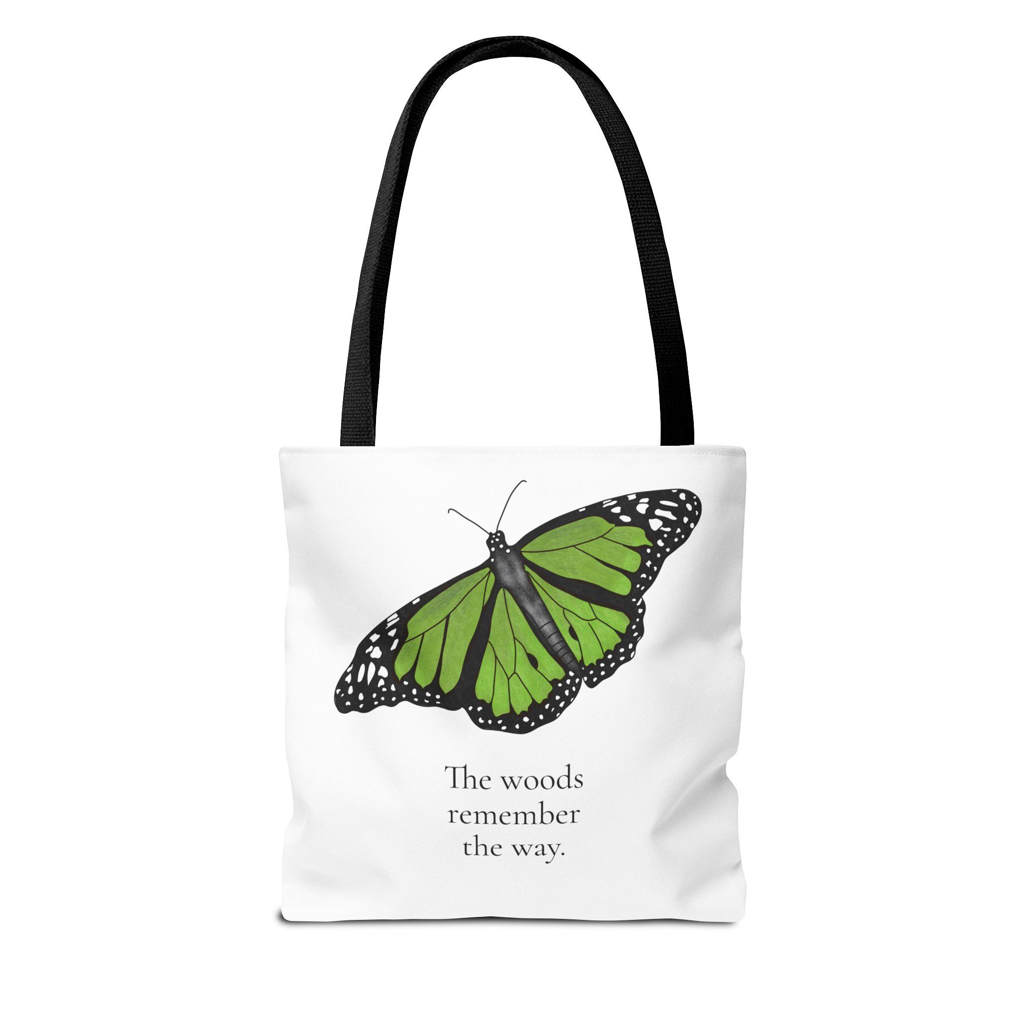 Monarch Butterfly Tote Bag – The Woods Remember the Way - Image 2