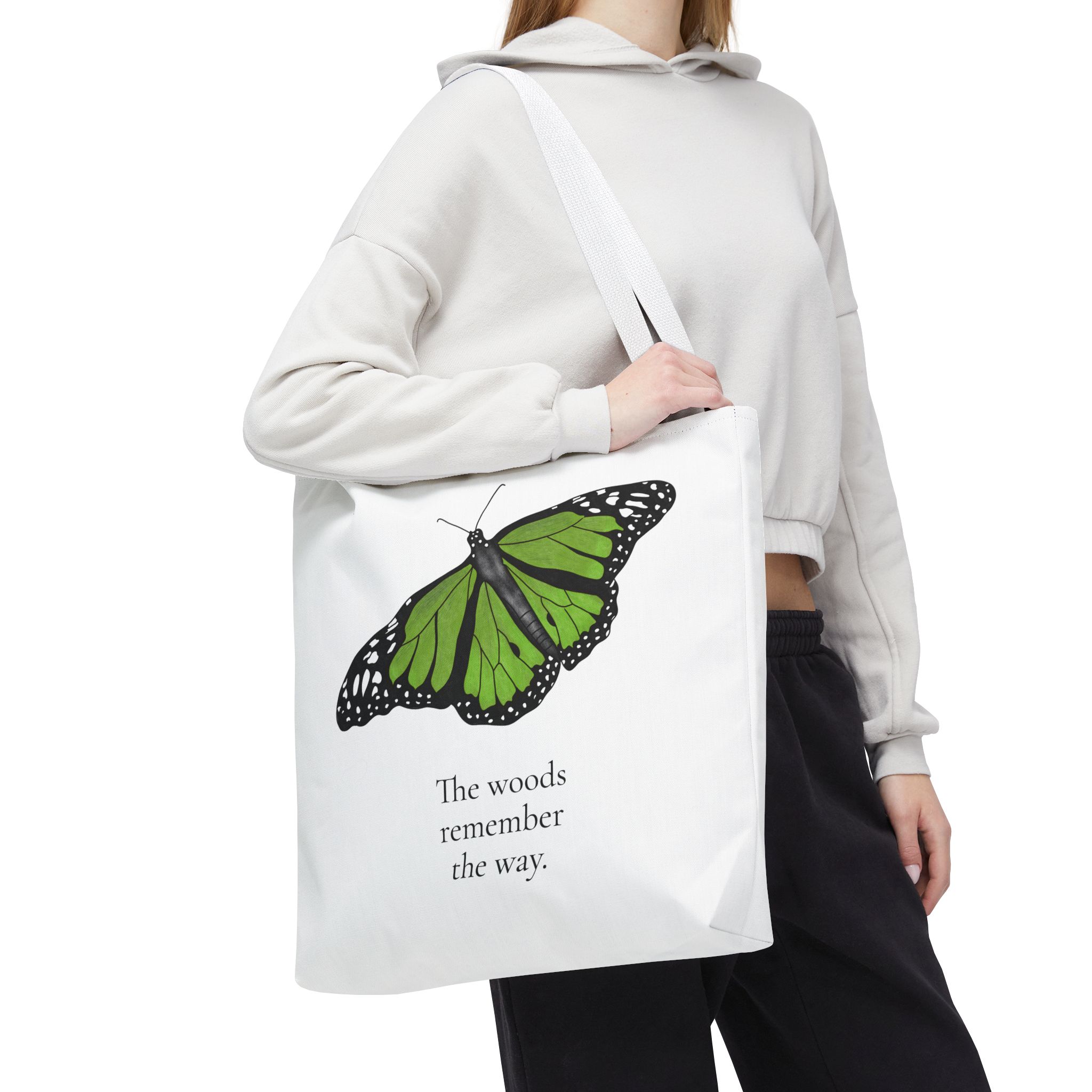 Monarch Butterfly Tote Bag – The Woods Remember the Way - Image 17