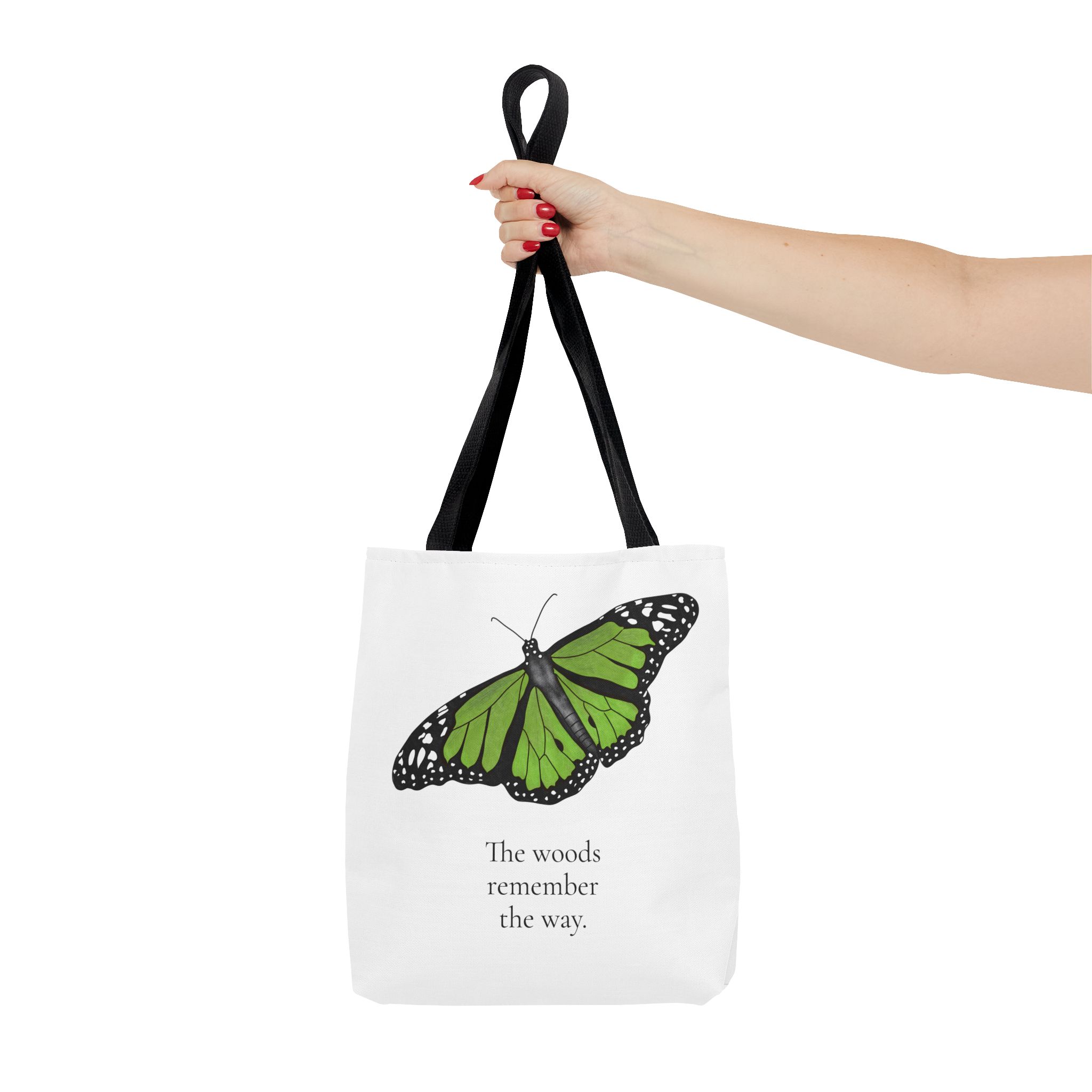 Monarch Butterfly Tote Bag – The Woods Remember the Way - Image 4