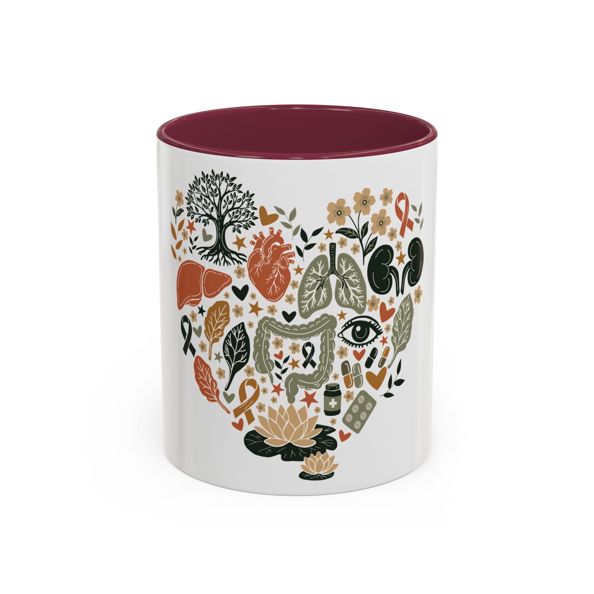 Organ Donation Awareness Mug | Hope & Healing Floral Coffee Cup - Image 6
