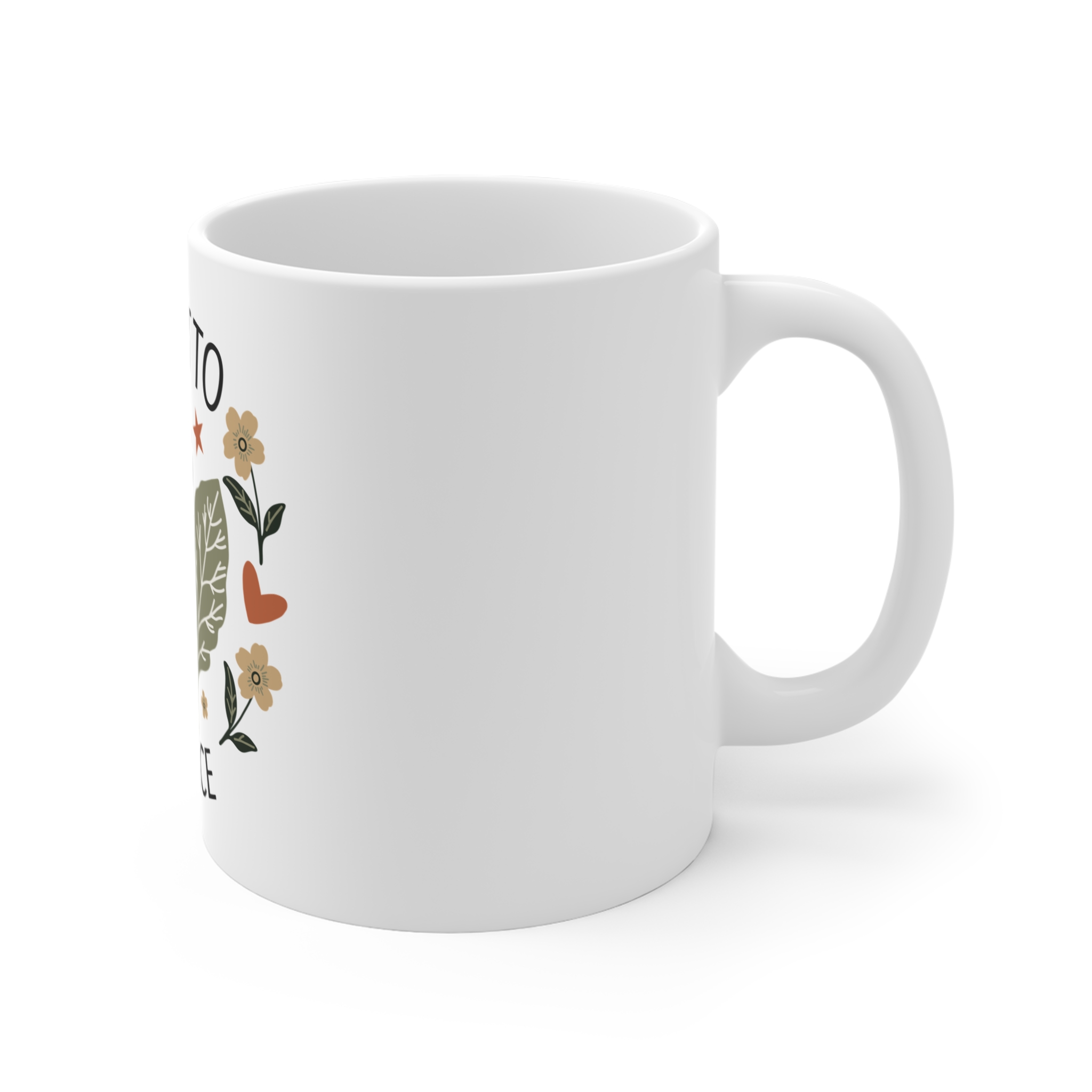 Leaf It to Science Inspirational Coffee Mug - Image 3