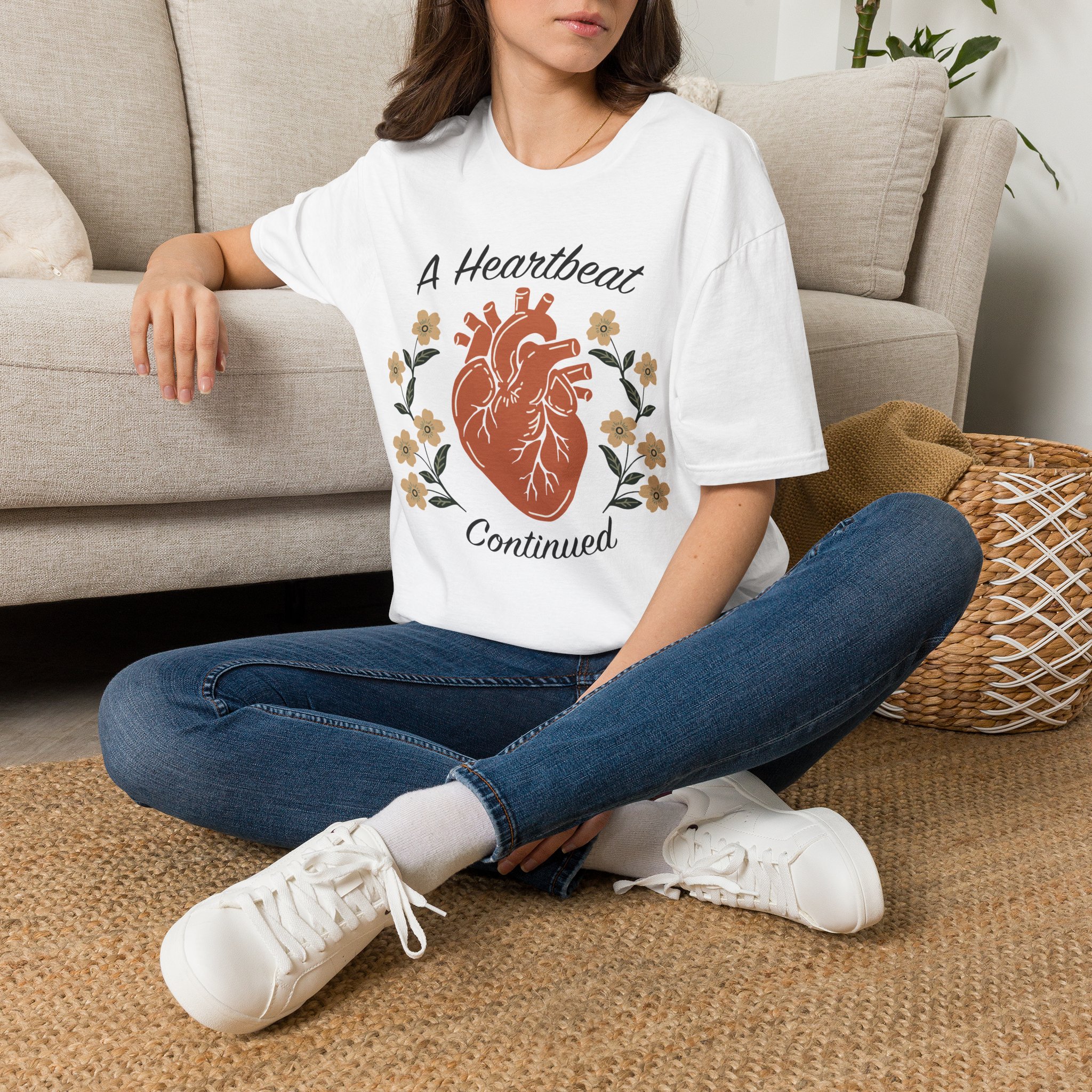 A Heartbeat Continued Heart Transplant Awareness T-Shirt