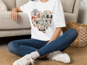 Organ Donation Awareness T-Shirt | Hope & Healing Floral Medical Tee