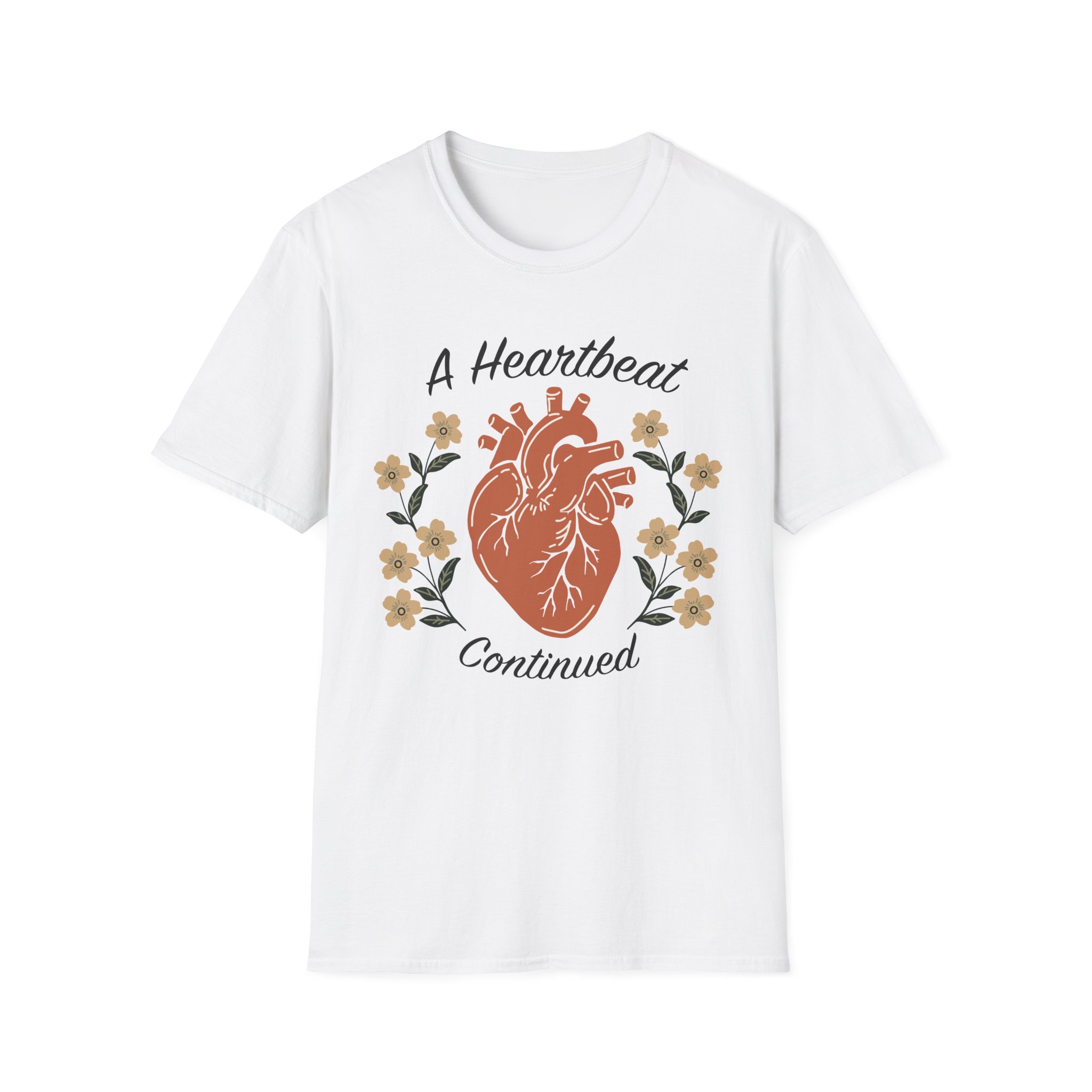 A Heartbeat Continued Heart Transplant Awareness T-Shirt - Image 3