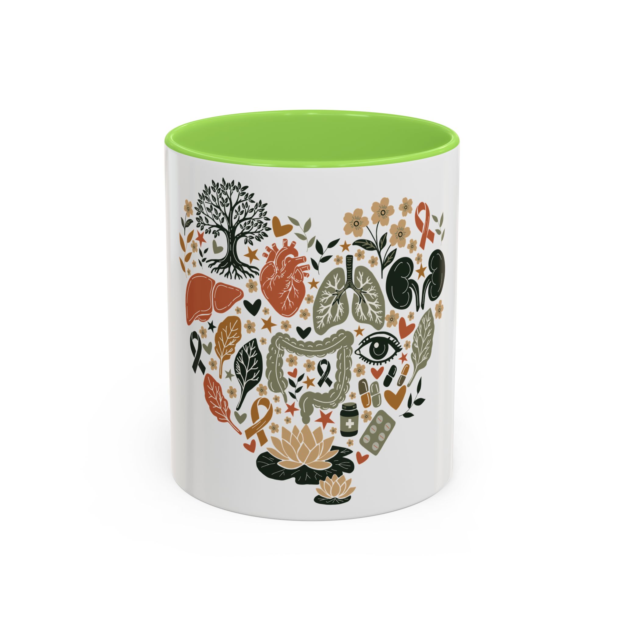 Organ Donation Awareness Mug | Hope & Healing Floral Coffee Cup - Image 5