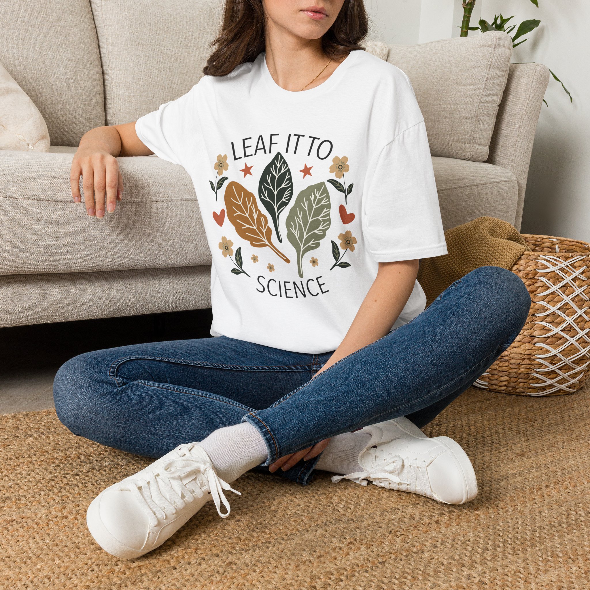 Leaf It To Science Botany Lover T-Shirt
