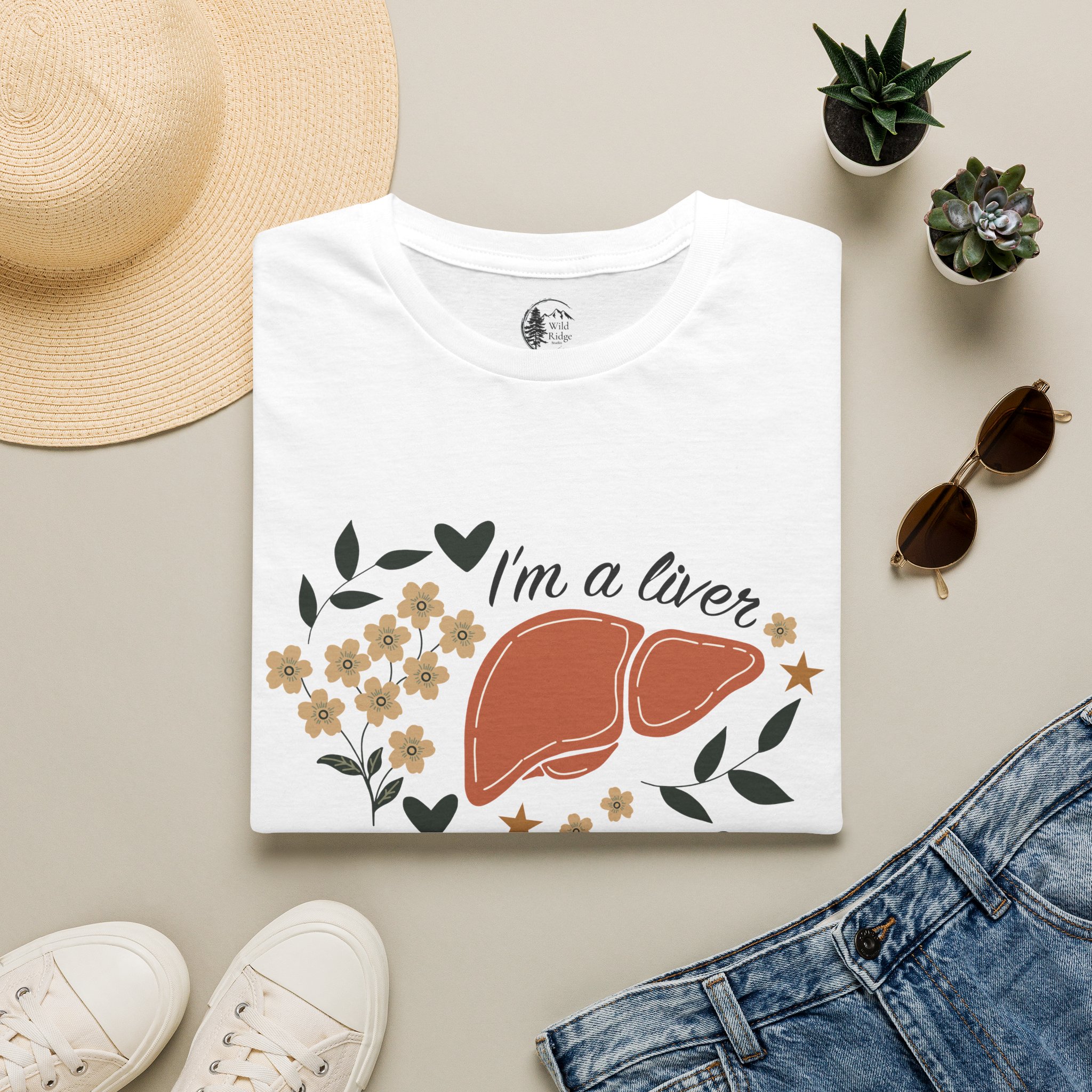 I’m a Liver Not a Quitter Liver Transplant Awareness T-Shirt - Image 2