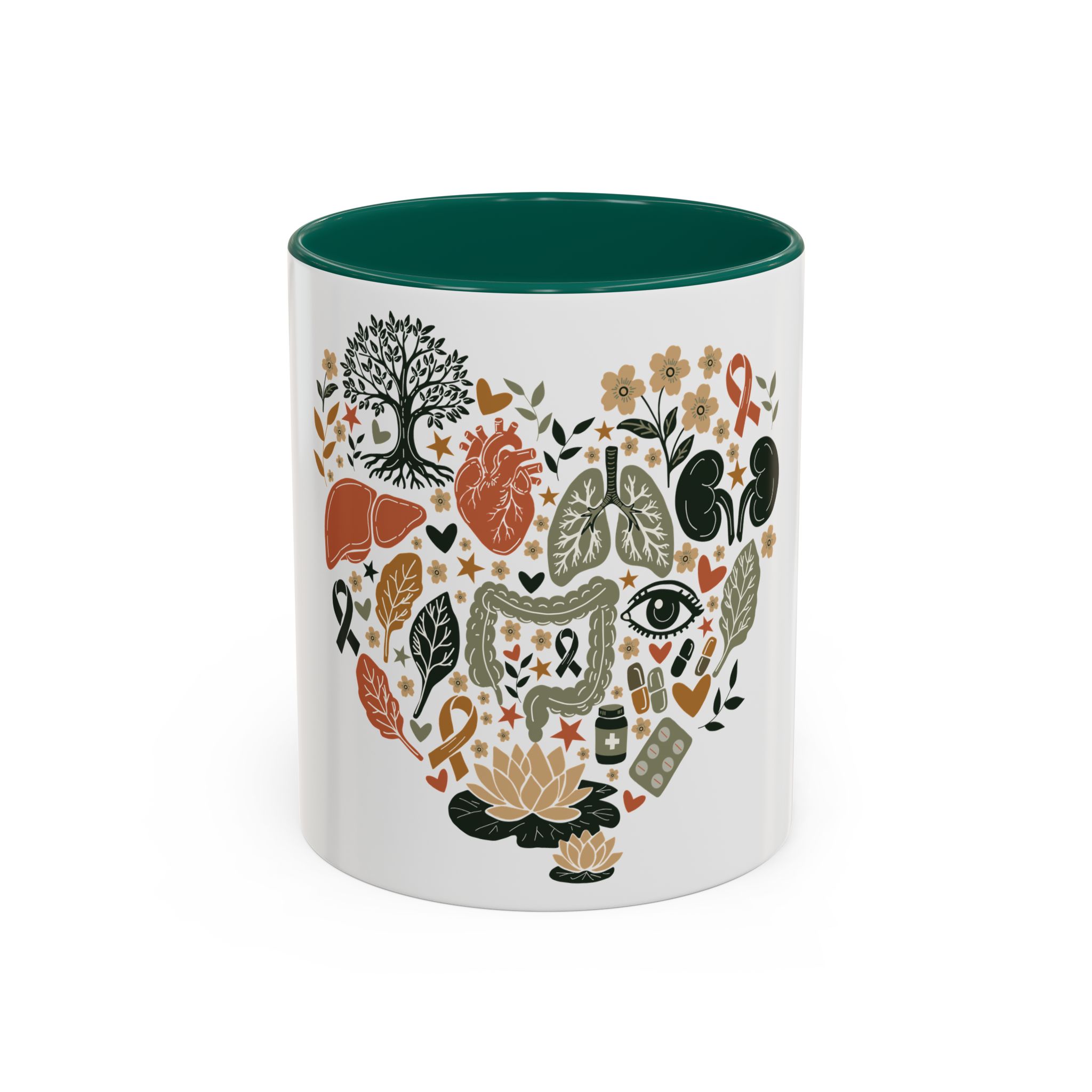 Organ Donation Awareness Mug | Hope & Healing Floral Coffee Cup - Image 3