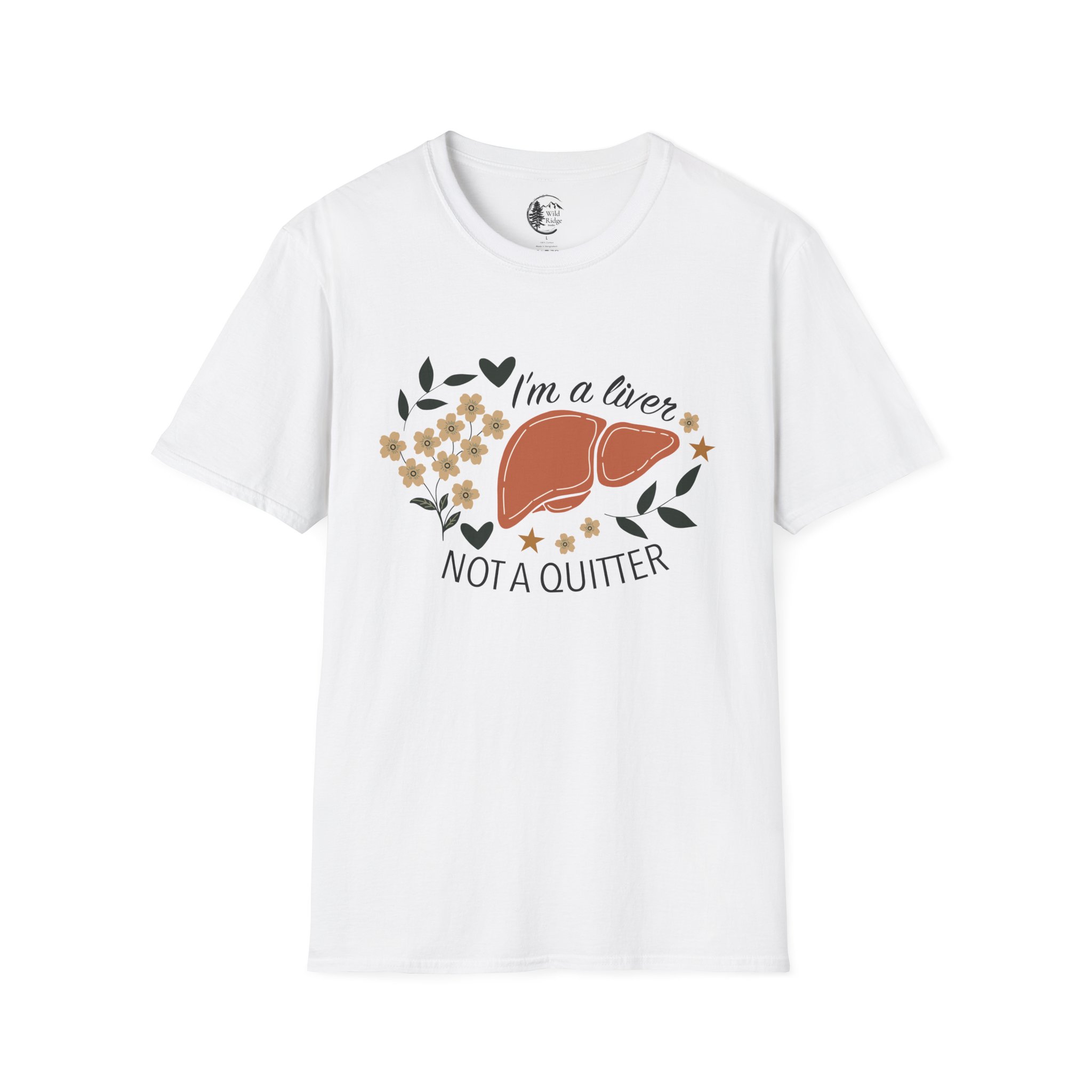 I’m a Liver Not a Quitter Liver Transplant Awareness T-Shirt - Image 3